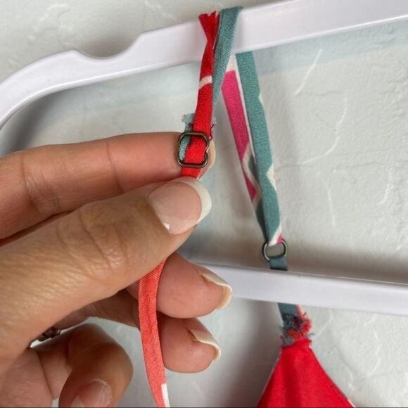 Myne 100% Silk Aztec Printed Mini Sheath Dress in Pink Red Women's Size Small - Picture 13 of 15